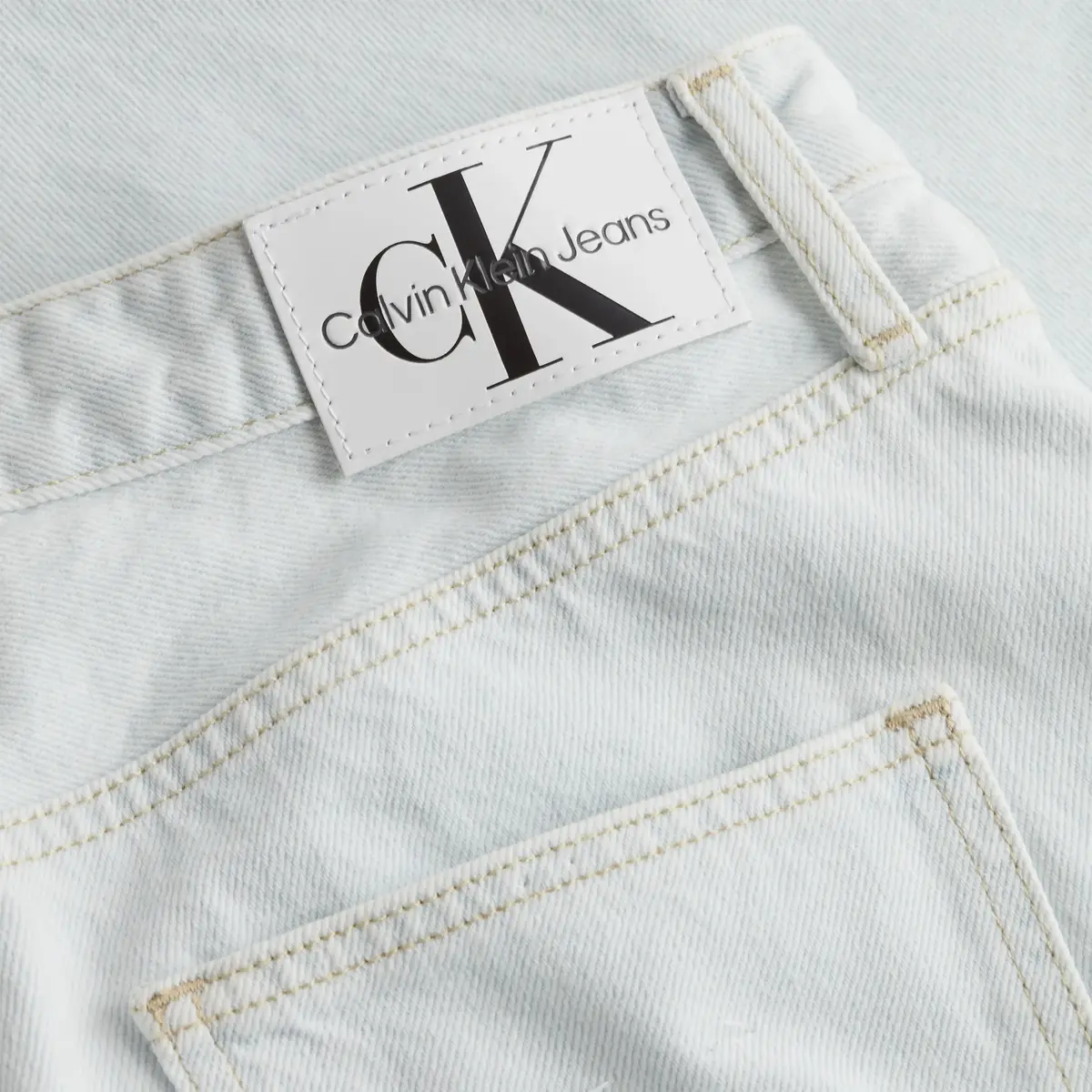 Calvin Klein 90S STRAIGHT Kadın Mavi Kot Pantolon