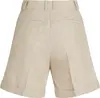 Tommy Hilfiger LINEN MIX PLEATED SH, ACI Krem Kadın Şort