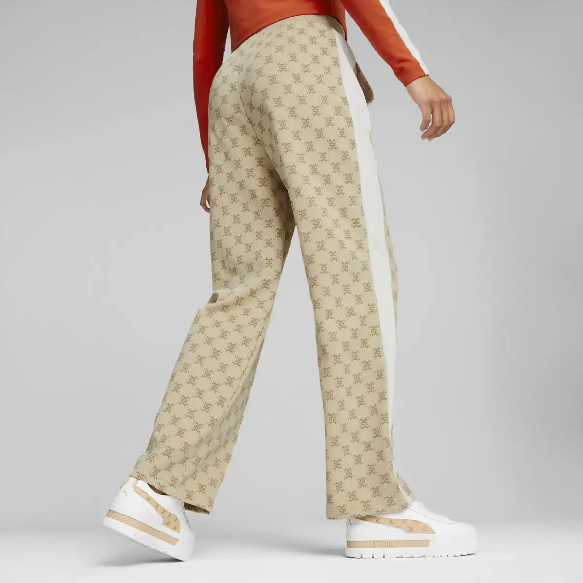Puma T7 Aop Pants Bej Kadın Eşofman Altı