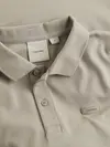 Calvin Klein LIQUID TOUCH SLIM PO, RAJ Bej Erkek T-Shirt & Polo