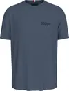 Tommy Hilfiger HILFIGER CHAINSTITCH Erkek Mavi T-Shirt