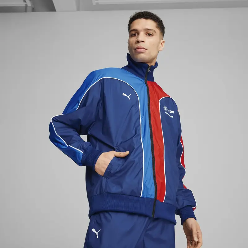Puma BMW MMS Archive Jacket Mavi Erkek Sweatshirt