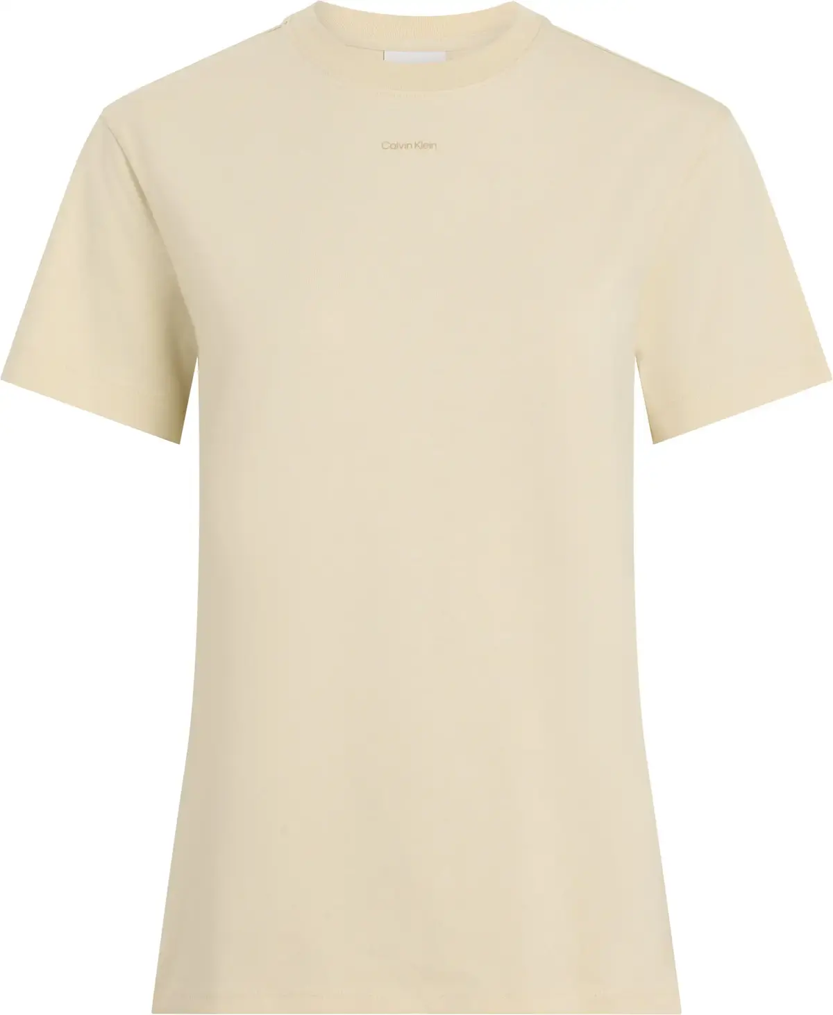 Calvin Klein NANO LOGO REGULAR T-, PCH Bej Kadın T-Shirt & Polo