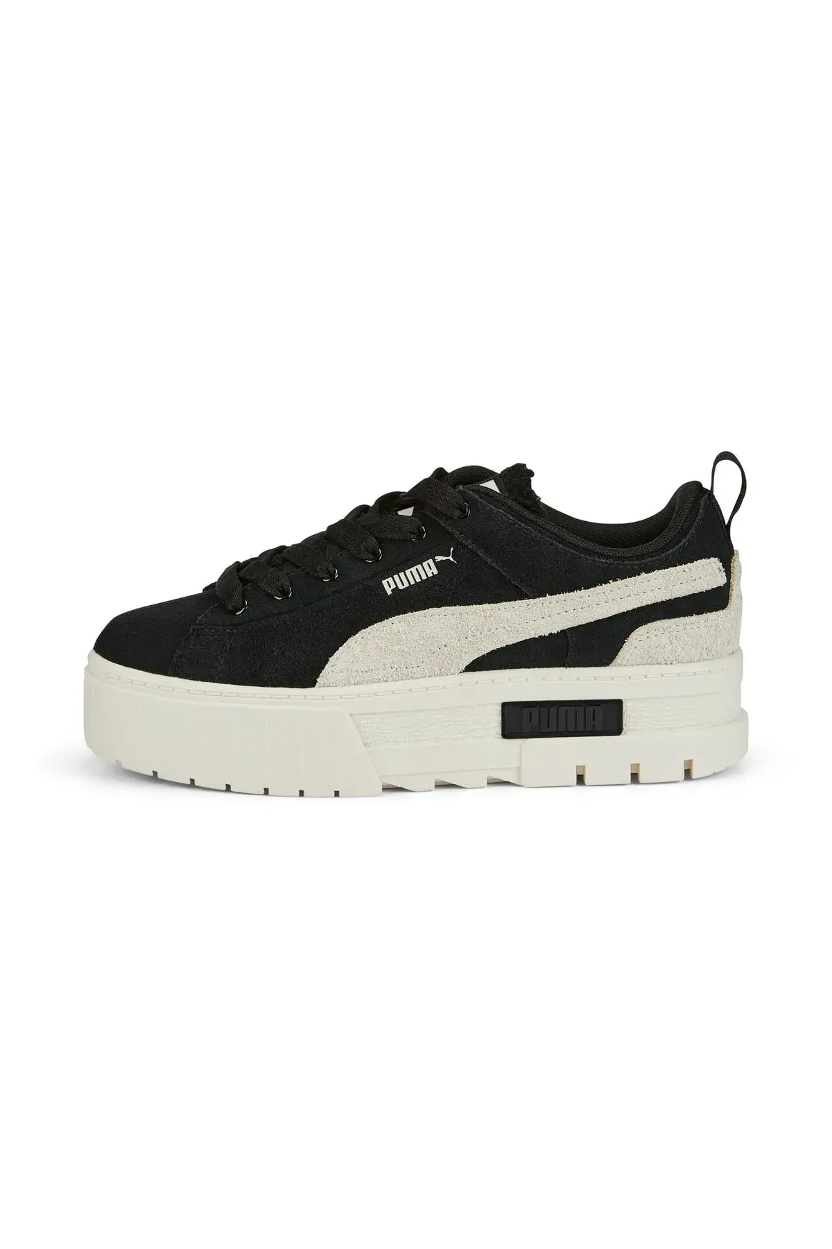 Puma Mayze Rare Teddy Wns Siyah Suede Kadın Günlük Spor Ayakkabı