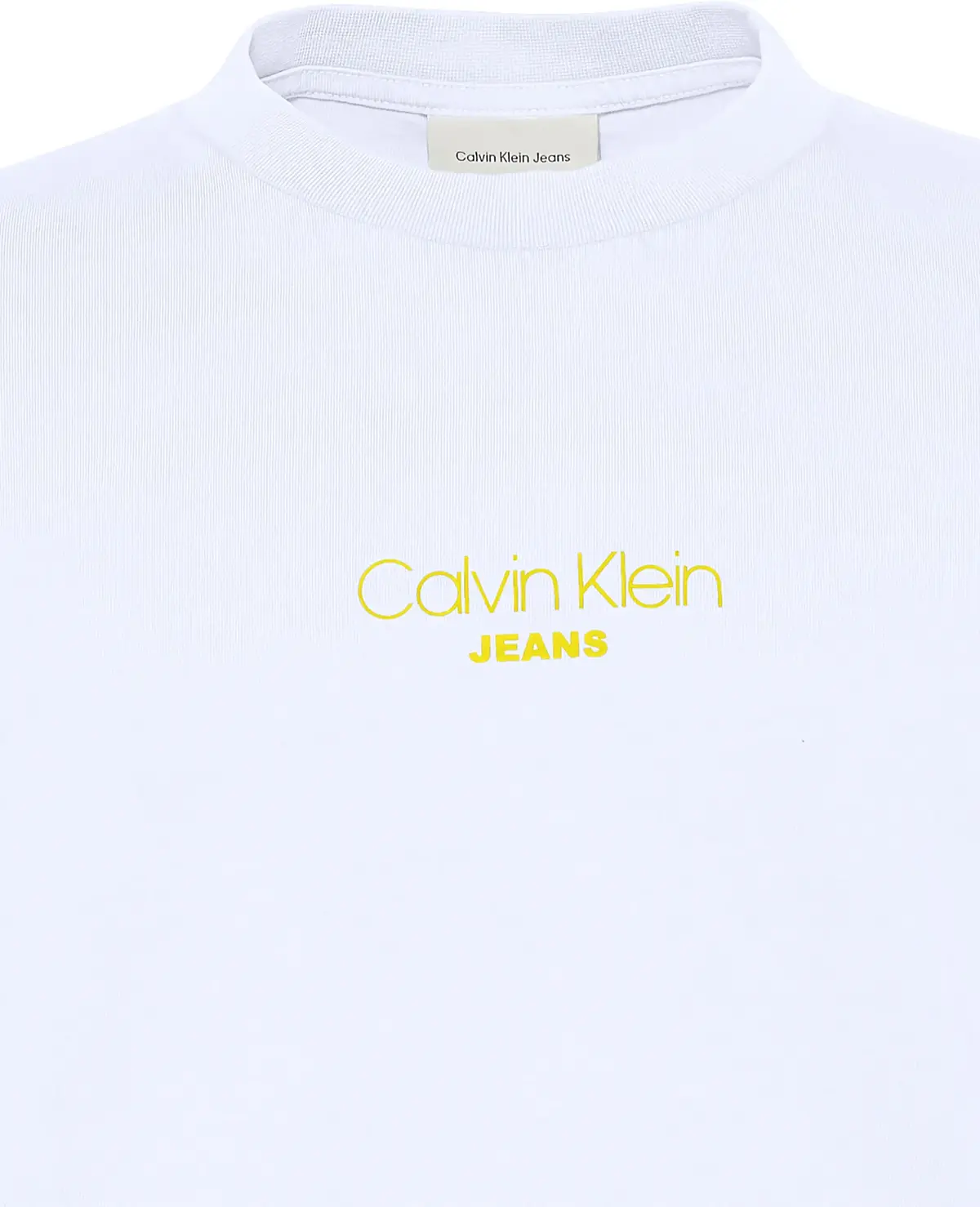Calvin Klein SS ACID WASH 20S CN, YAA Beyaz Erkek T-Shirt & Polo