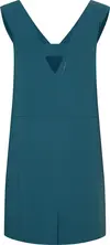 Calvin Klein TRAVEL CREPE V NECK Kadın Yeşil Elbise