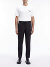 Calvin Klein TECH COTTON STRETCH Erkek Siyah Chino