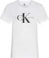 Calvin Klein CORE MGM LOGO REGULA Kadın Beyaz T-Shirt