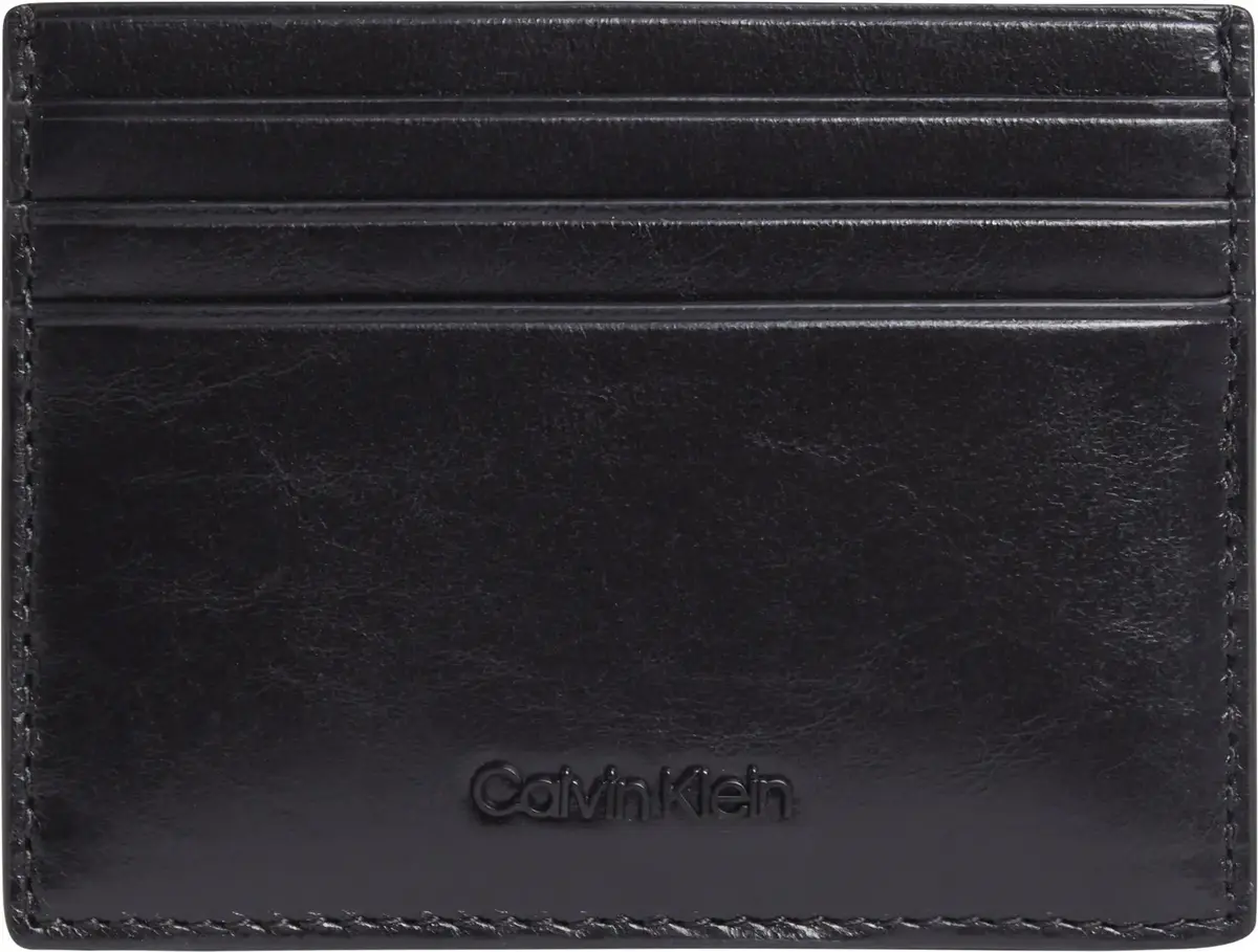 Calvin Klein CK REFINED CARDHOLDE, BEH Siyah Erkek Çanta & Cüzdan