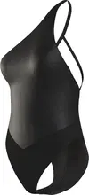 Calvin Klein ONE SHOULDER ONE PIE Kadın Siyah Mayo