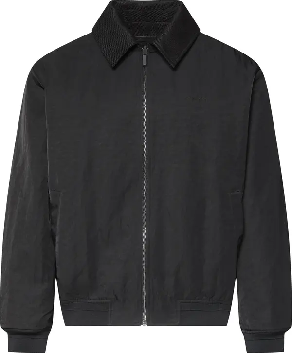 Calvin Klein LS NYLON COLLARED REVERSIBLE JKT Erkek Siyah Mont