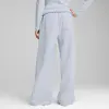 PUMA HER High-Waist Straight Pant Mavi Kadın Eşofman Altı