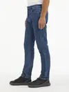 Calvin Klein SLIM FIT MID BLUE, 1A7 Mavi Erkek Jean Pantolon
