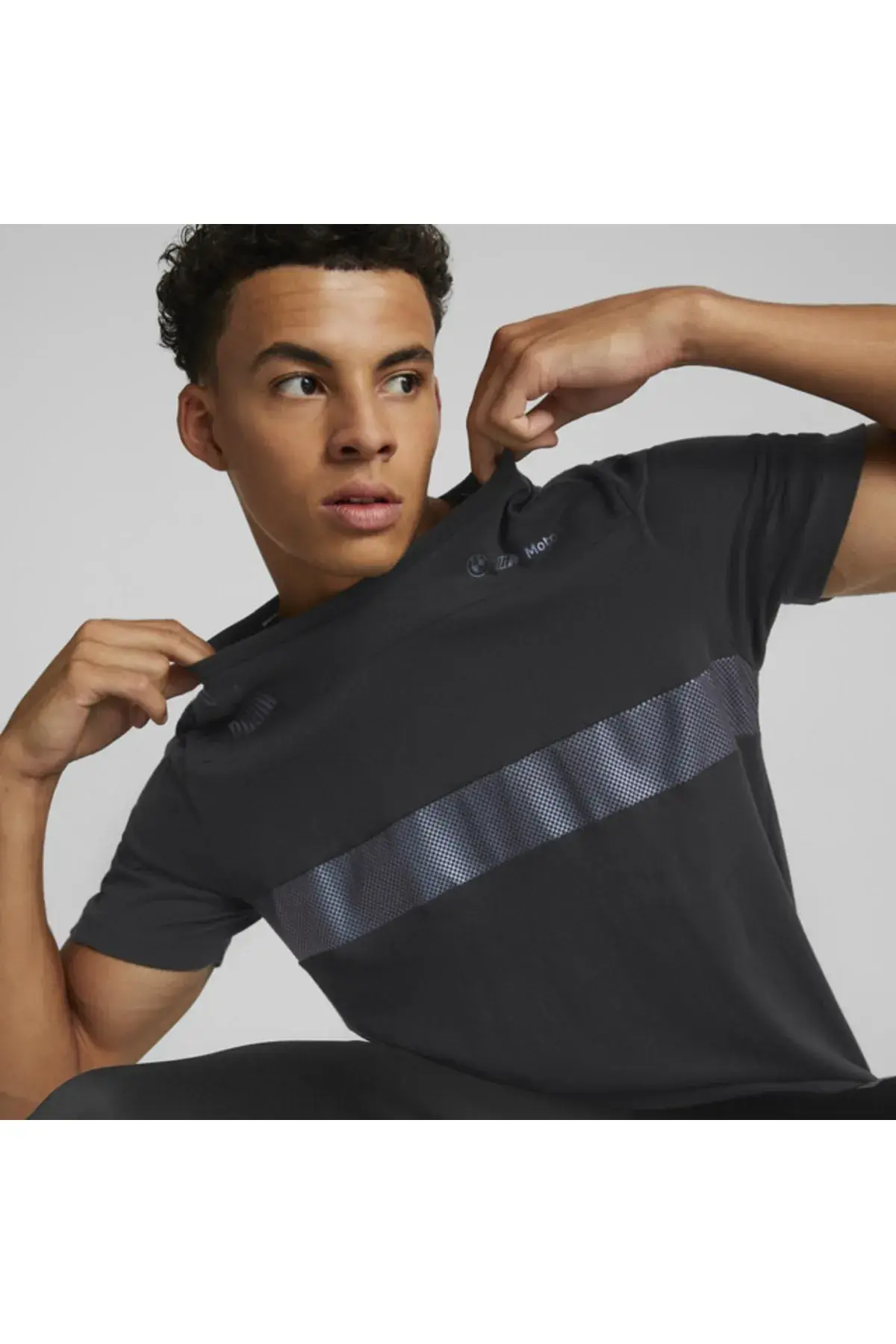 Puma Bmw Mms Metal Energy Tee Siyah Erkek T-Shirt
