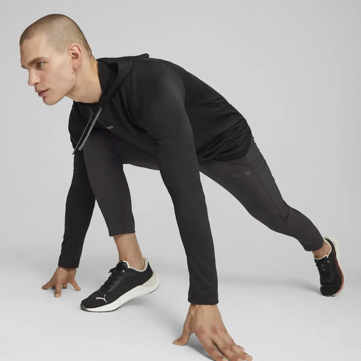 Puma M First Mile Mid Layer Siyah Erkek Sweatshirt