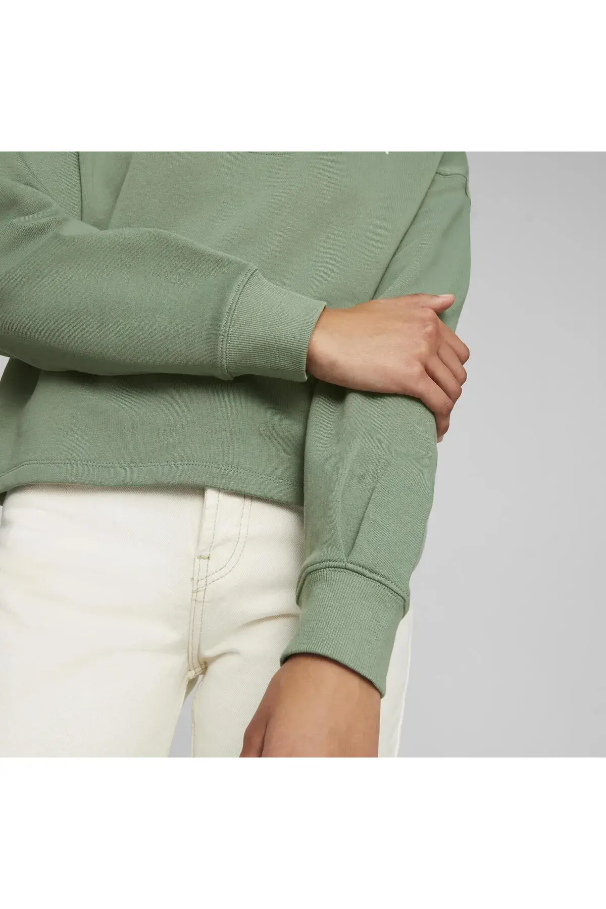 Puma HER High-Neck HZ TR Yeşil Kadın Sweatshirt