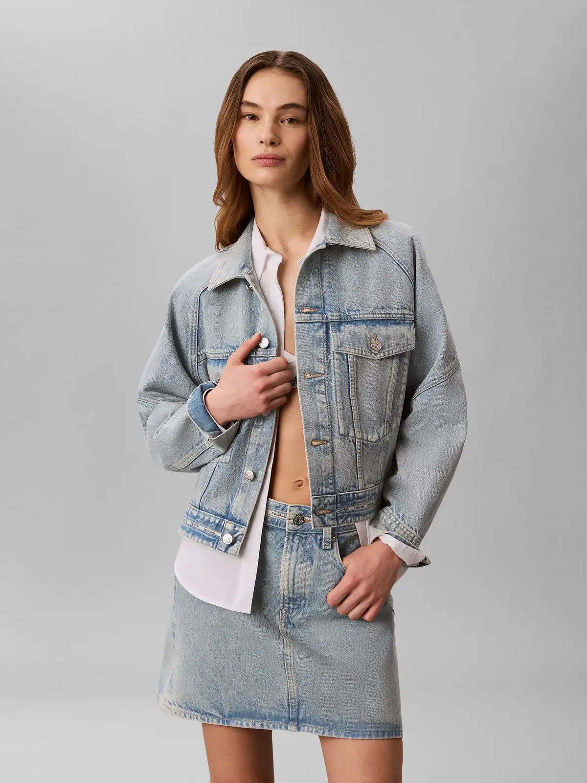 BRANDED BOXY DENIM J, YP3