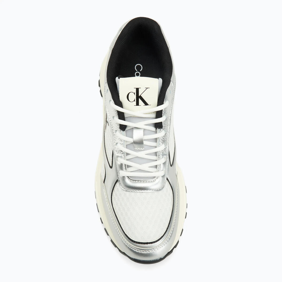 Calvin Klein HIKE RUNNER LACE UP MESH MIX MET Kadın Gri Günlük Spor Ayakkabı