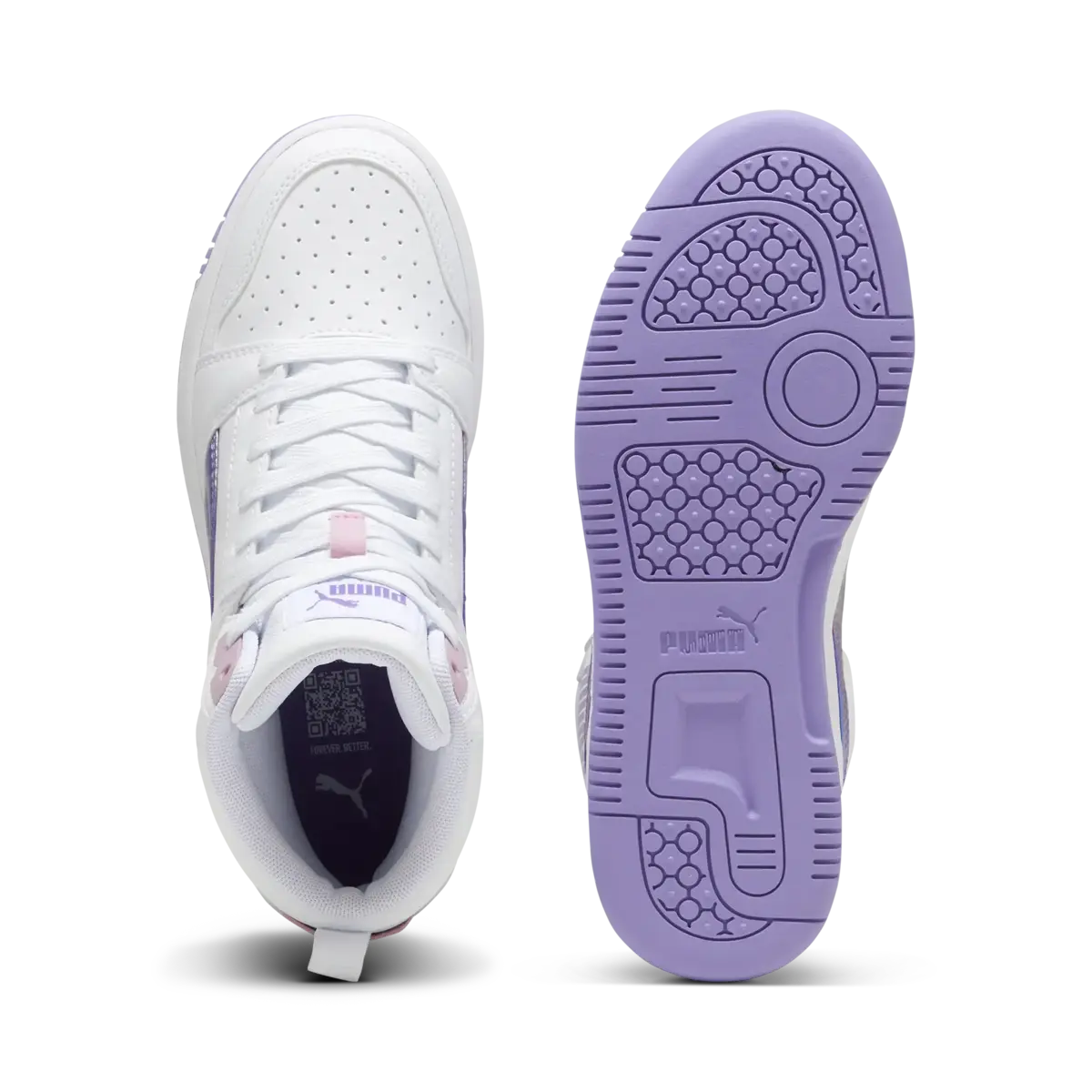 Puma ReboundV6MidBouncySkyJr Unisex Spor Ayakkabı & Sneaker