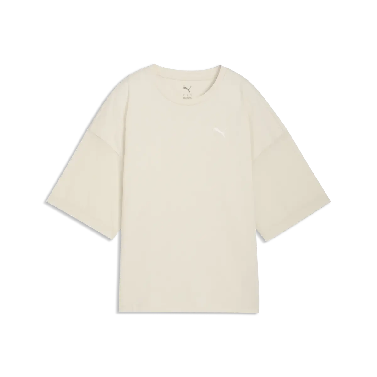 Puma HER Tee Krem Kadın T-Shirt & Polo