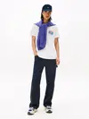 Tommy Hilfiger TJM REG FLAG DNA TEE, YBL Beyaz Erkek T-Shirt