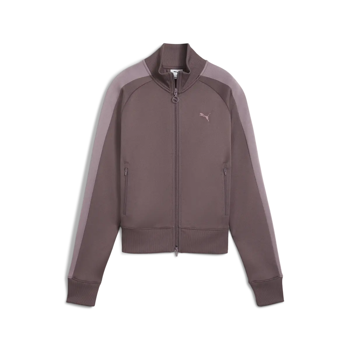 Puma T7 Jacket Mor Kadın Fermuarlı Üst