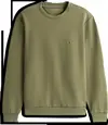 Tommy Hilfiger ESSENTIAL INTECHNO C, PLI Yeşil Erkek Sweatshirt