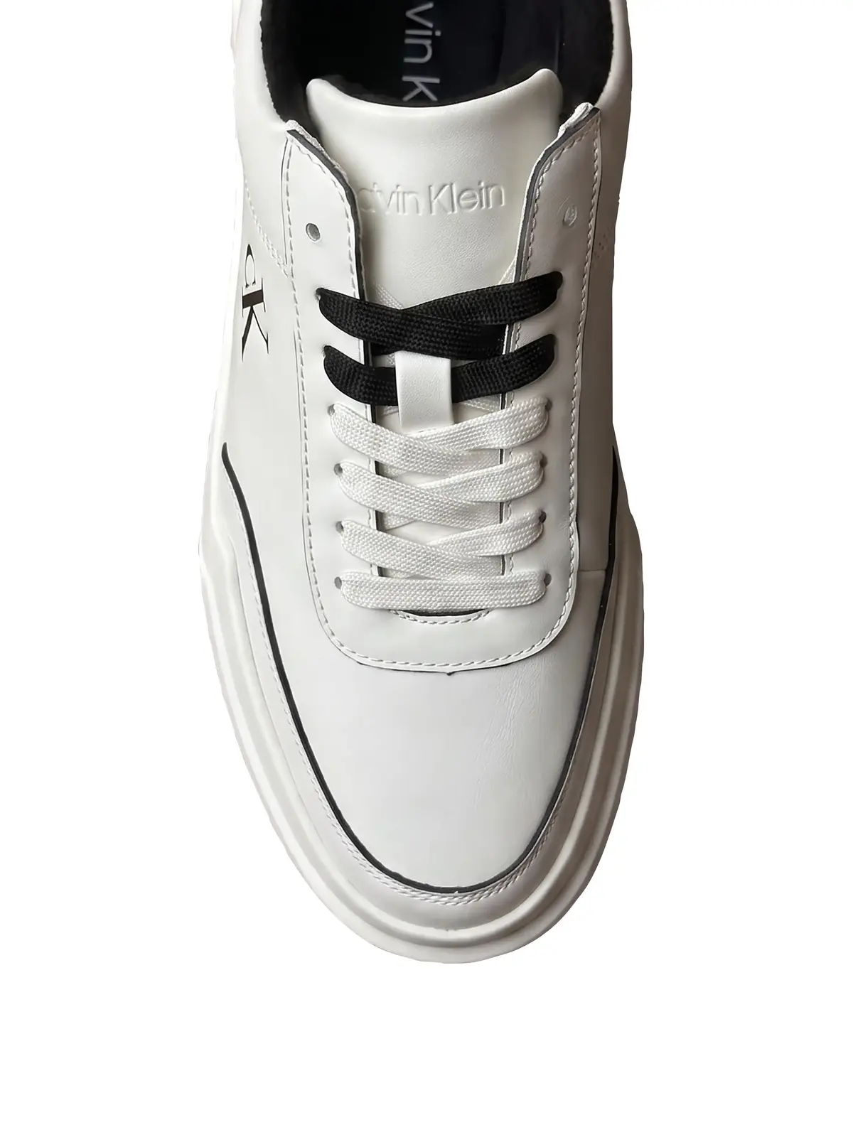 Calvin Klein CHUNKY CUPSOLE DERBY, 02P Beyaz Kadın Spor Ayakkabı