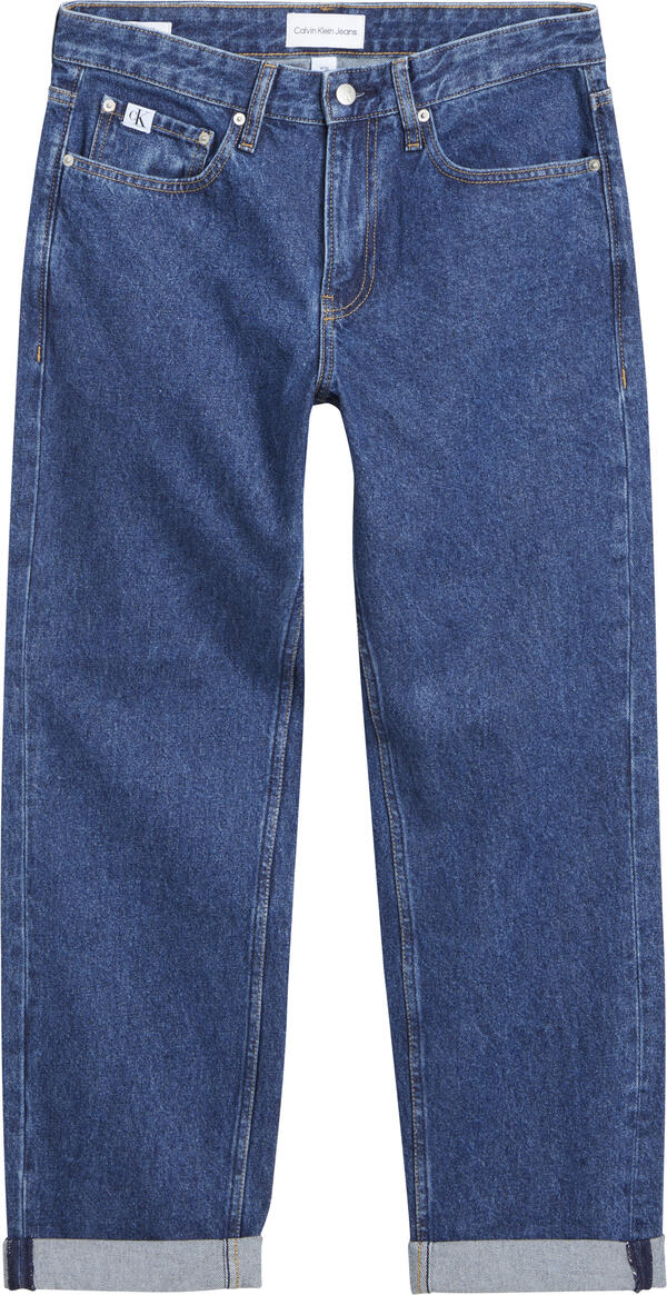 Calvin Klein 90'S STRAIGHT Erkek Mavi Kot Pantolon