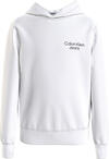 Calvin Klein CKJ STACK LOGO HOODI Erkek Beyaz Hoodie