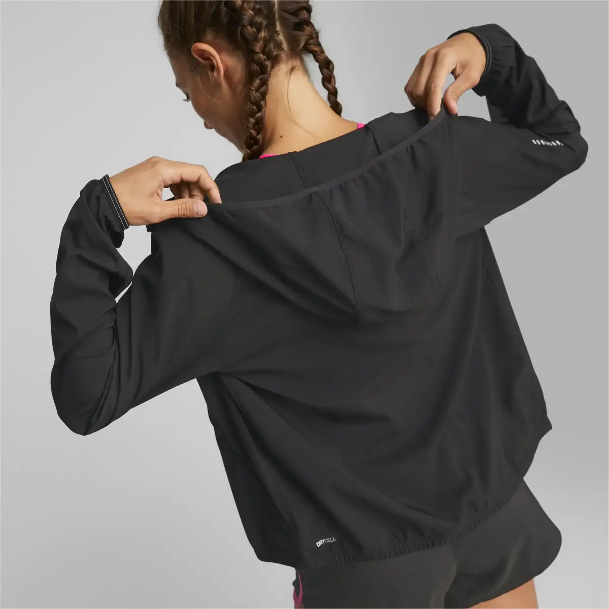 Puma RUN LIGHTWEIGHT JACKET W Siyah Kadın Ceket