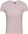 Tommy Hilfiger TJW SLIM C-NECK TEE Kadın Pembe T-Shirt