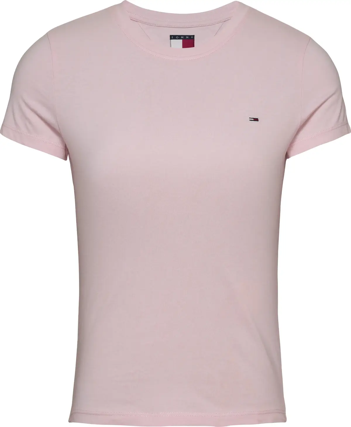 Tommy Hilfiger TJW SLIM C-NECK TEE Kadın Pembe T-Shirt