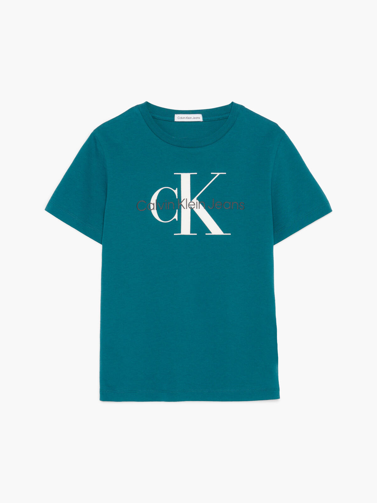 Calvin Klein CK MONOGRAM SS T-SHI Erkek Yeşil T-Shirt