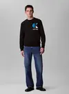 Calvin Klein LS EU 350TERRY CK BAUHAUS LOGO C Siyah Erkek Sweatshirt