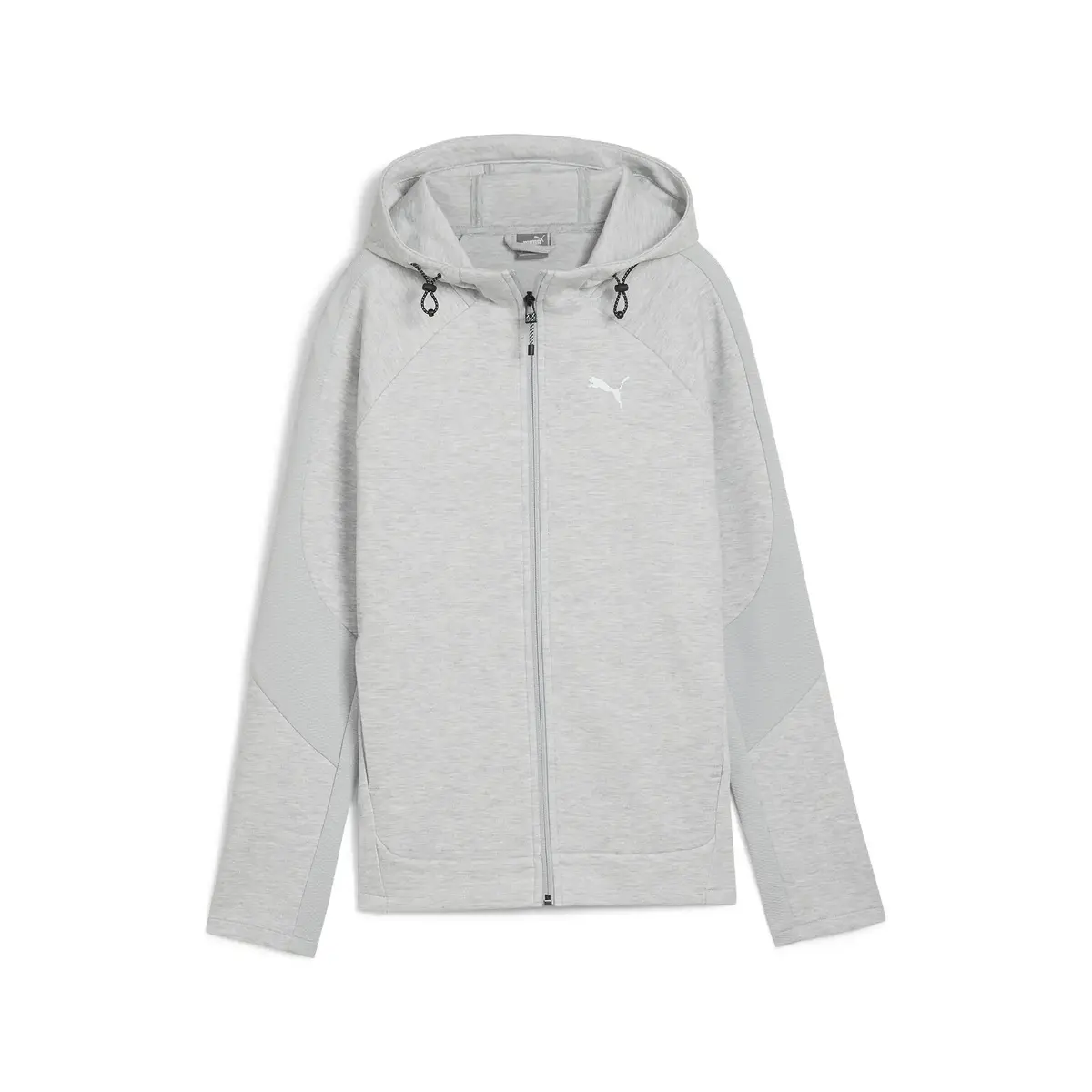 Puma EVOSTRIPE Full-Zip Hoodie Gri Kadın Sweatshirt