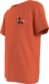 Calvin Klein CHEST MONOGRAM TOP Erkek Turuncu T-Shirt