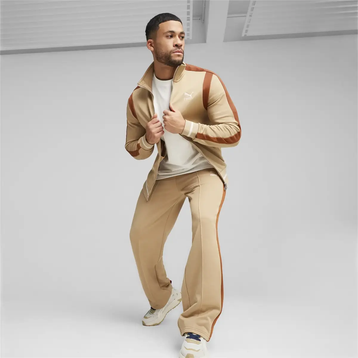 Puma T7 FOR THE FANBASE Track Pants PT Açık Kahve Erkek Eşofman Altı