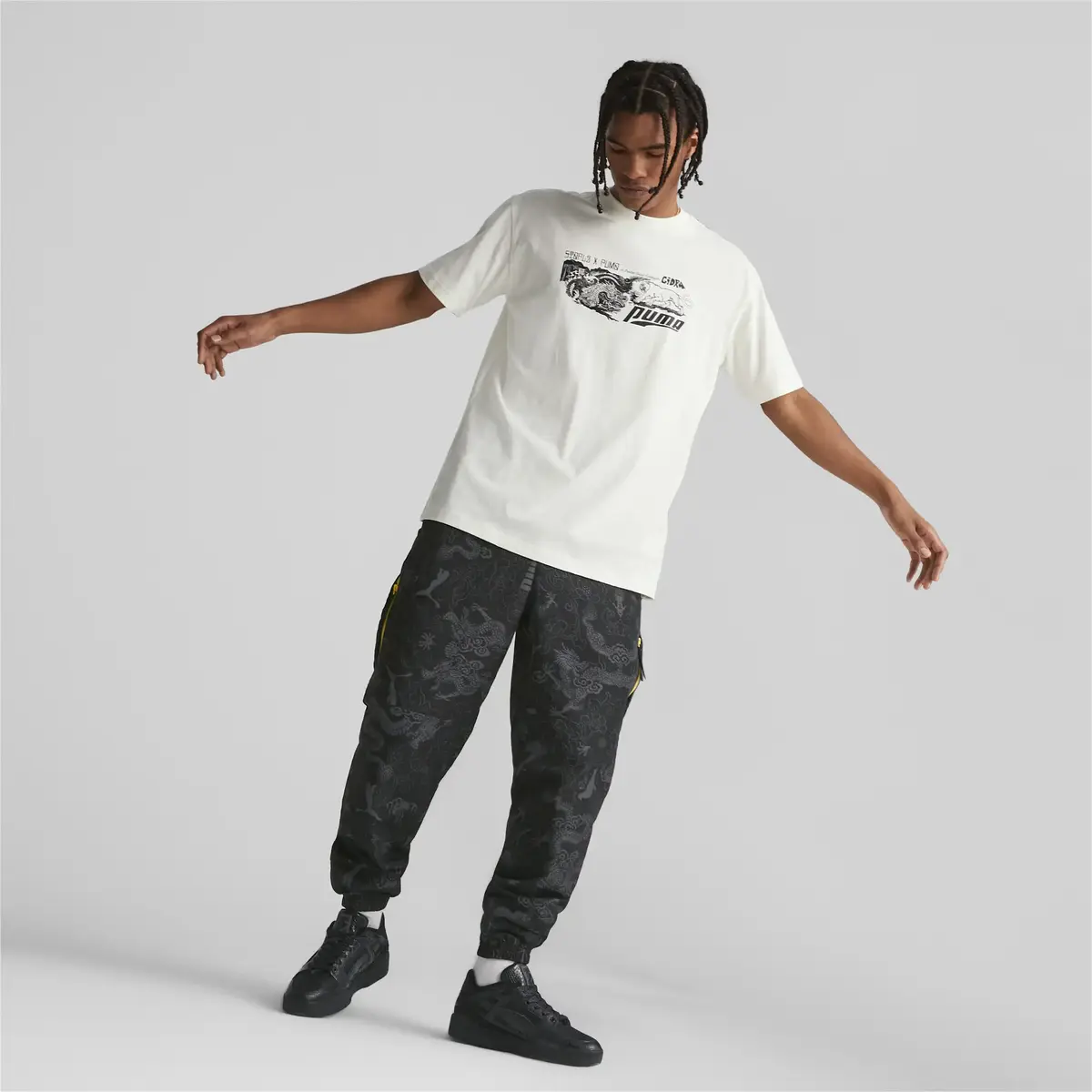 puma Slipstream B STAPLE PUMA Siyah Erkek Spor Ayakkabı ve Sneaker