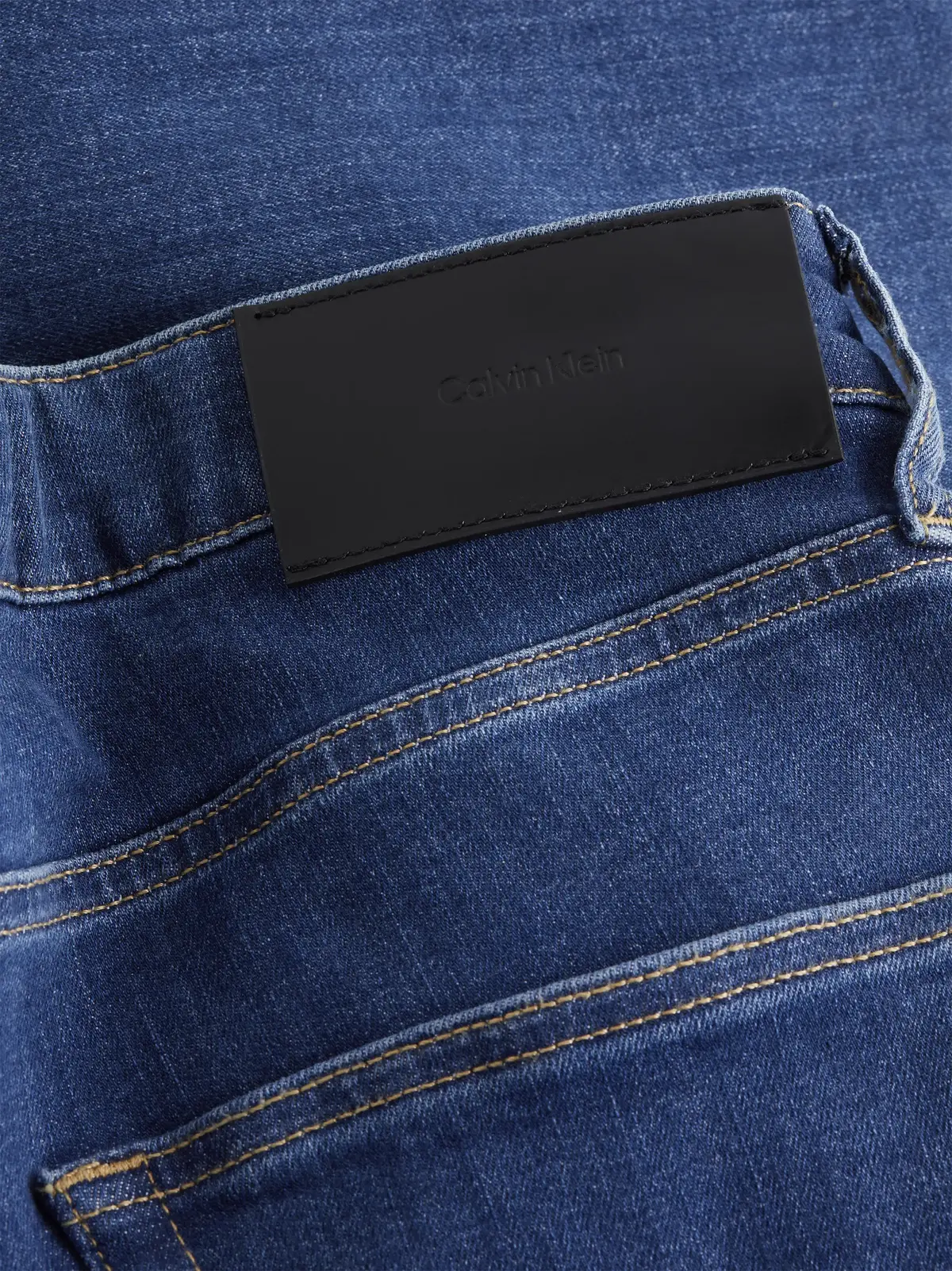 Calvin Klein SLIM FIT DARK BLUE Erkek Mavi Kot Pantolon