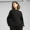 PUMA WARDROBE ESS Oversized Crew Siyah Kadın Sweatshirt