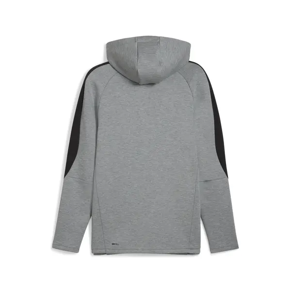 Puma EVOSTRIPE Core FZ Hoodie Gri Erkek Fermuarlı Üst