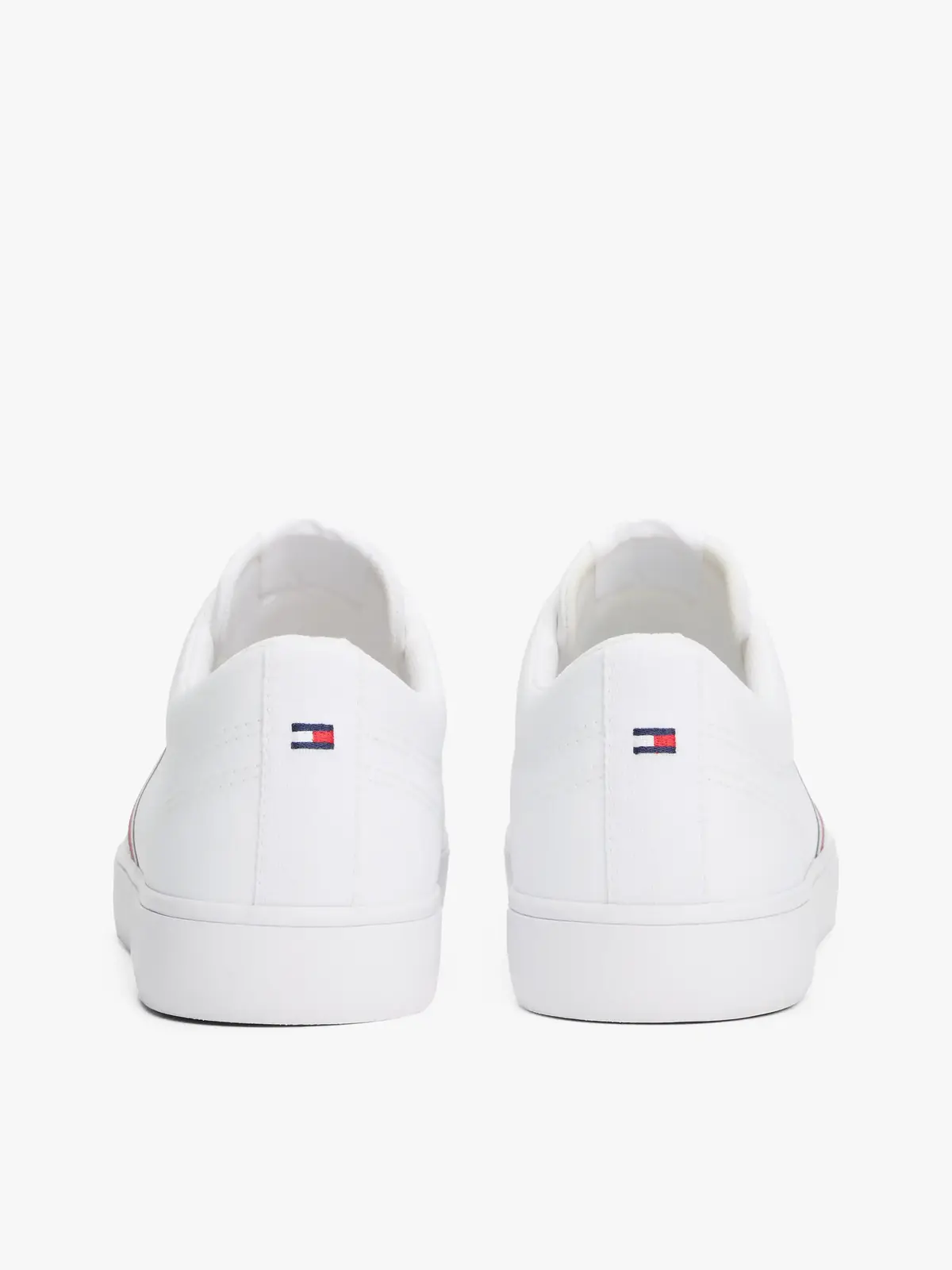 Tommy Hilfiger TH HI VULC LOW CORE, YBS Beyaz Erkek Spor Ayakkabı & Sneaker