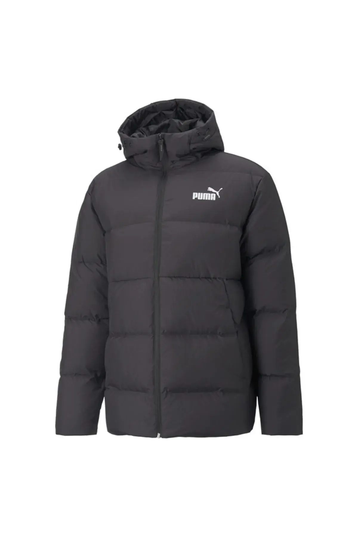 Puma Hooded Down Puffer Siyah Erkek Şişme Mont