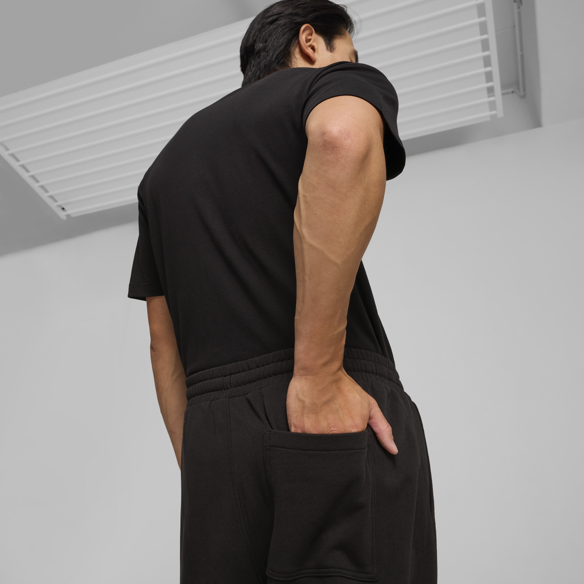 Puma DOWNTOWN Relaxed Sweatpants Siyah Kadın Eşofman Altı