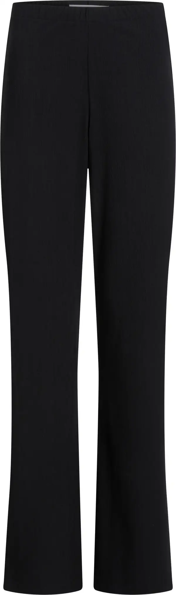 Calvin Klein CRINKLE STRAIGHT PAN Kadın Siyah Kumaş Pantolon