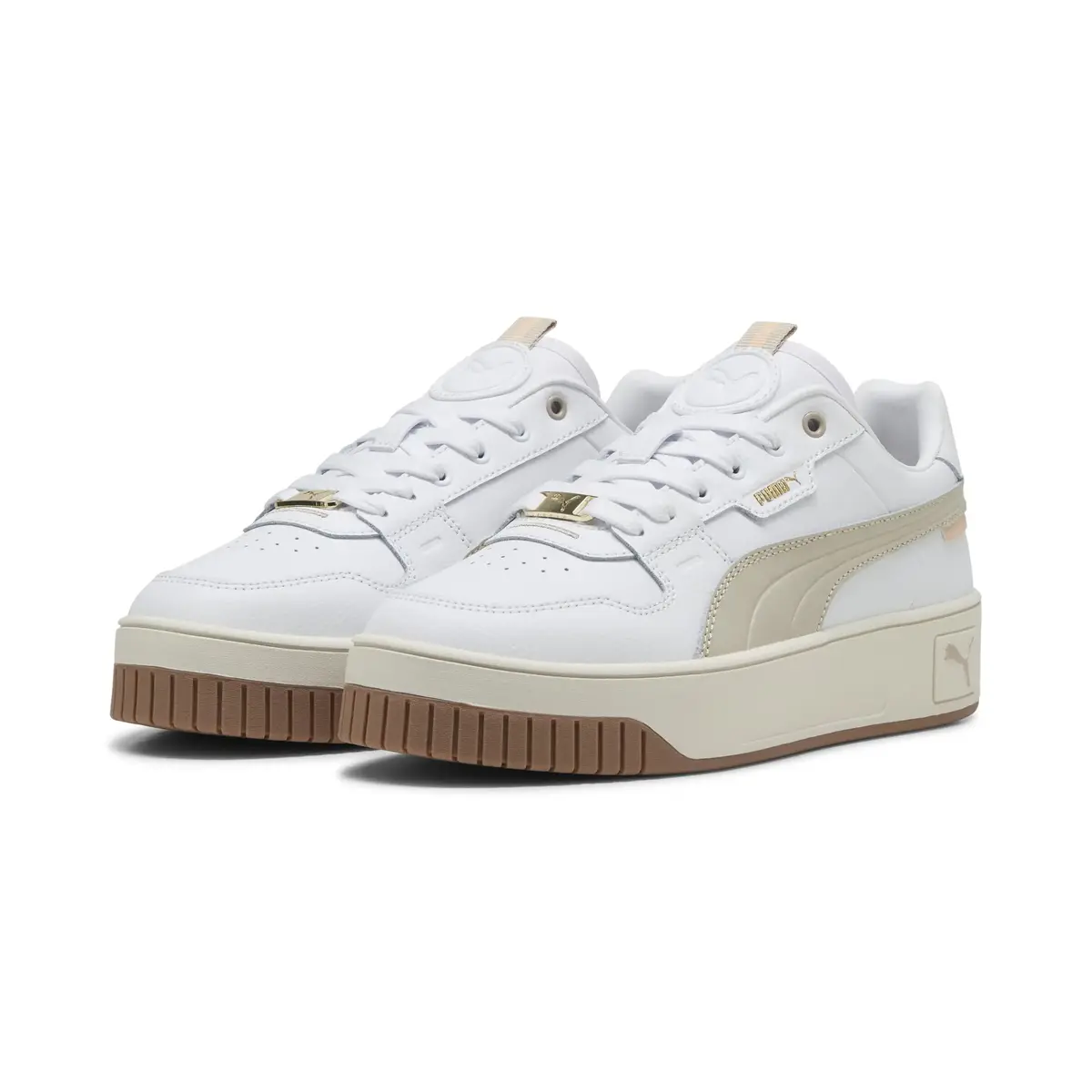 PUMA Carina Street Lux Beyaz Kadın Günlük Spor Ayakkabı