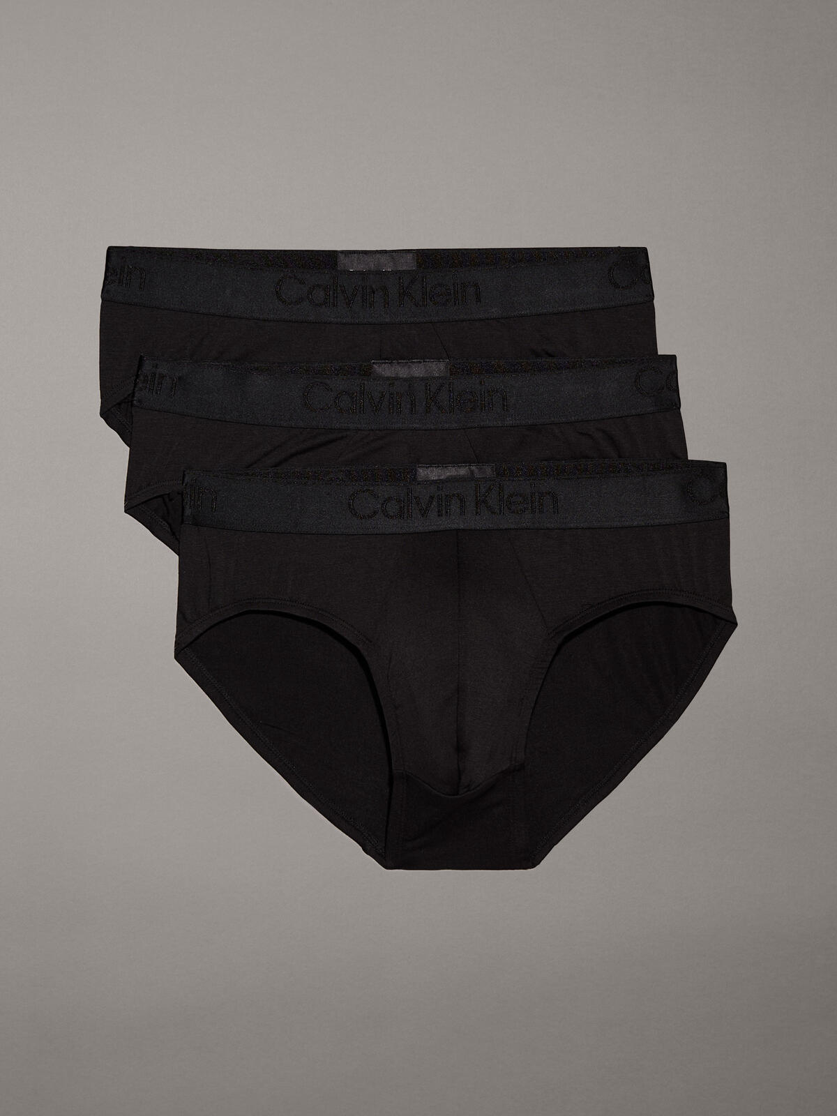 Calvin Klein HIP BRIEF 3PK Erkek Siyah Slip Set