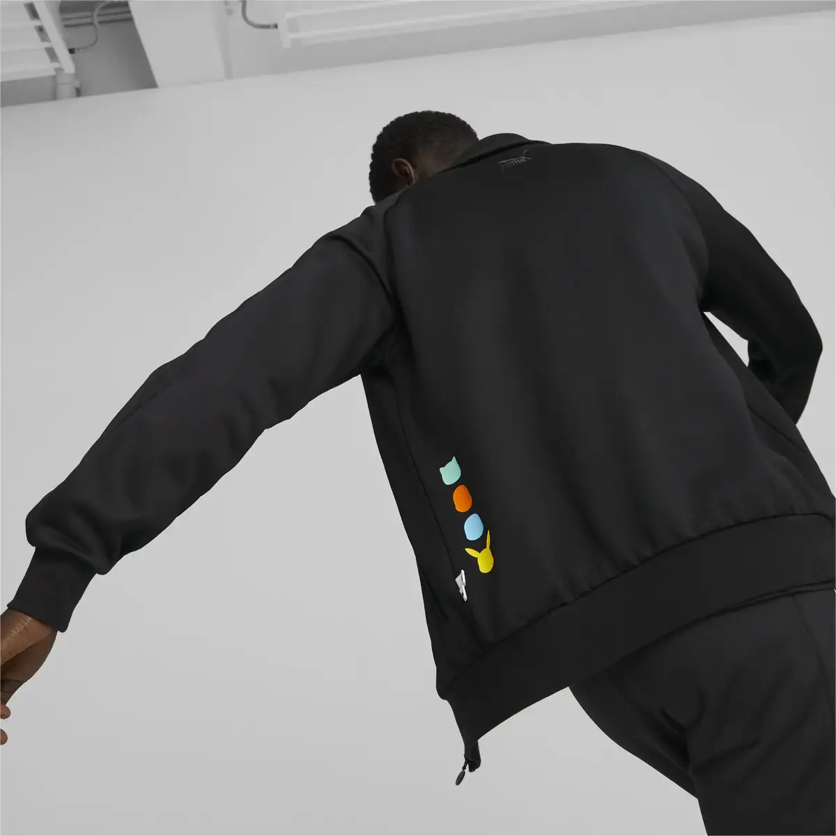 PUMA X POKEMON T7 Jacket Siyah Erkek Ceket
