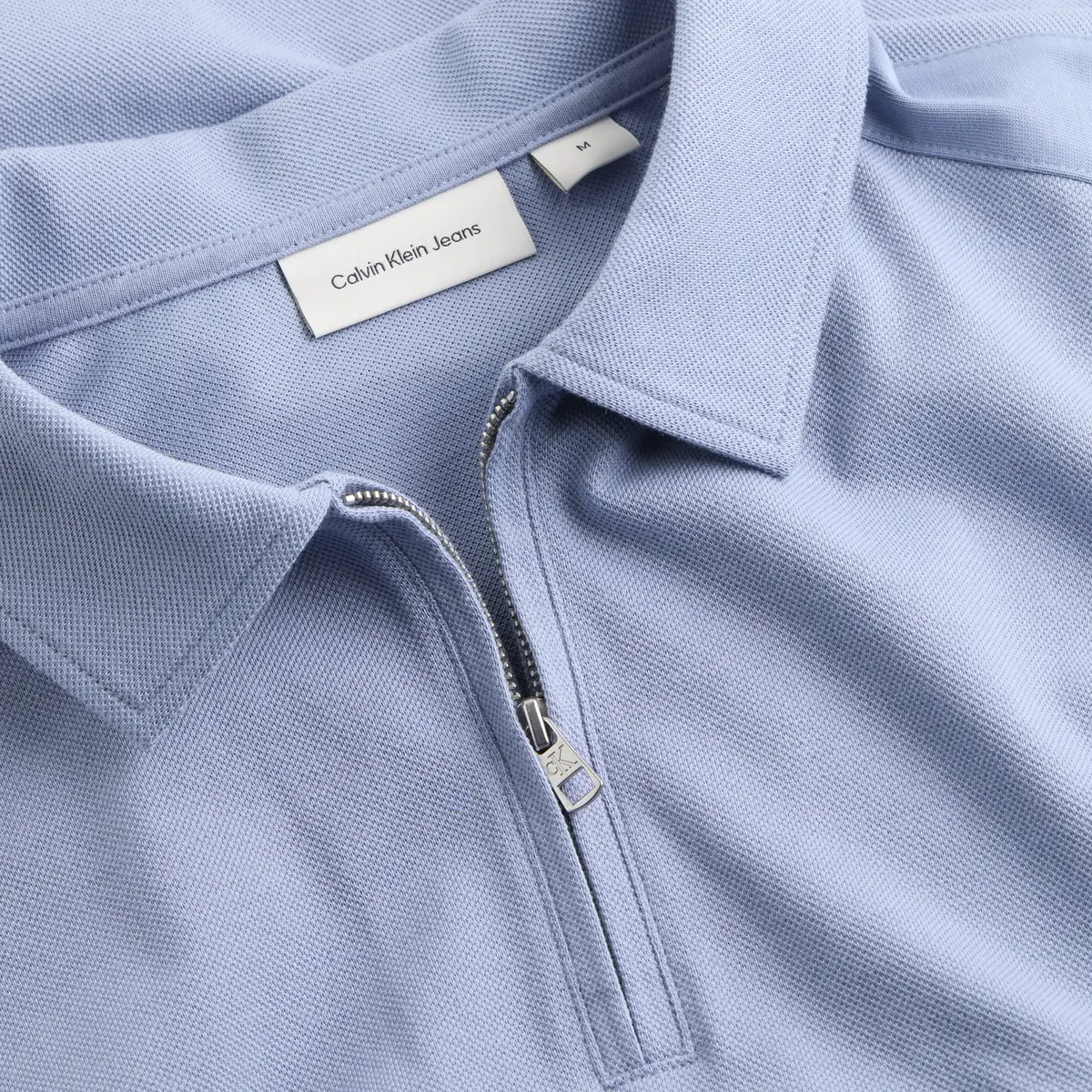 Calvin Klein LOGO TAPE POLO, CKG Mavi Erkek T-Shirt & Polo